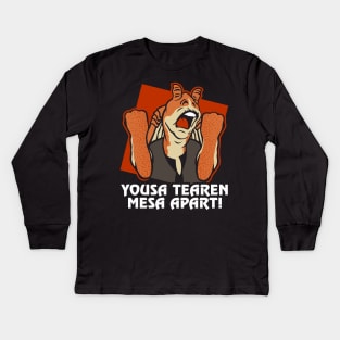 Yousa Tearen Mesa Apart Kids Long Sleeve T-Shirt